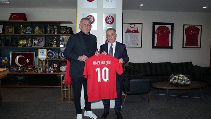 Ahmet Nur Çebi’den, TFF Başkanı Hacıosmanoğlu’na ziyaret