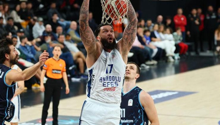 Anadolu Efes, sahasında fire vermedi | Anadolu Efes – Türk Telekom maç sonucu: 101 – 91