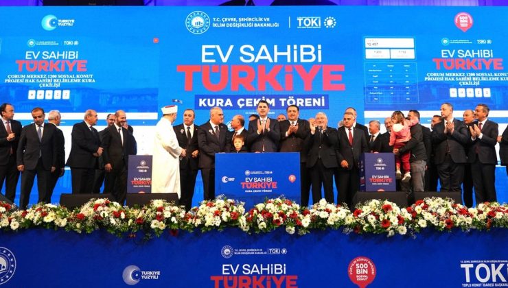 Bakan Kurum Çorum’da: Şehircilik sloganla değil, planla yapılır