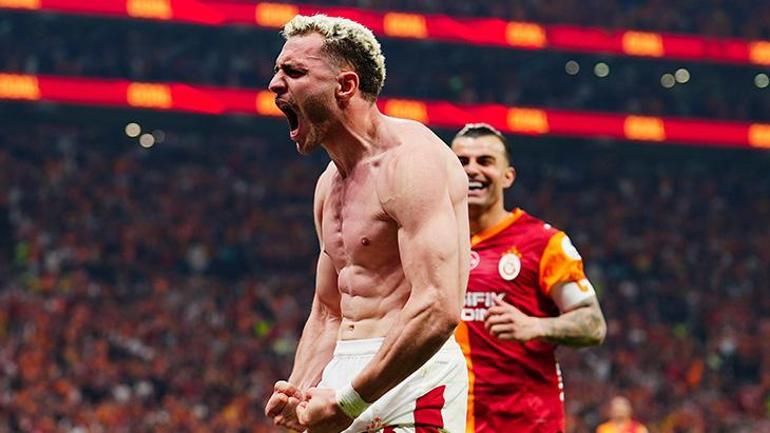 Barış Alper Yılmaz 200. maçında sahneye çıktı Galatasarayın ikinci golünü attı