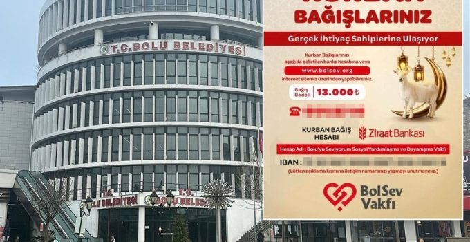 Belediye vakfında kurban bağışı skandalı! Bağışçılara gönderilen mesajlar pes dedirtti