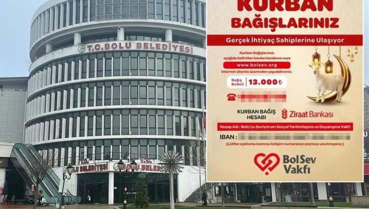 Belediye vakfında kurban bağışı skandalı! Bağışçılara gönderilen mesajlar pes dedirtti