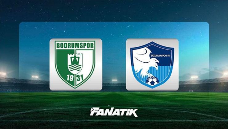 Bodrum FK – Erzurumspor FK maçı Canlı Anlatım – TFF 1. Lig Bodrum Erzurum Maç Skoru ve İstatistikleri (TFF 1. Lig)