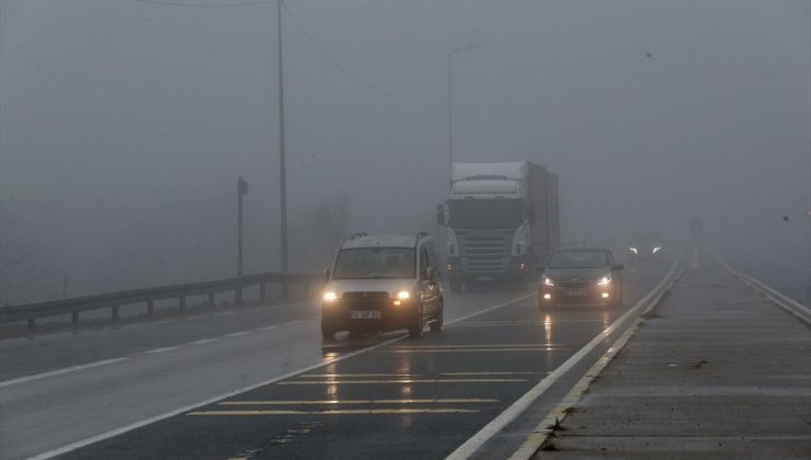 Bolu Dağı’nda sis ulaşımı olumsuz etkiledi