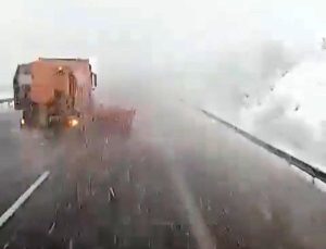 Bolu geçişinde yoğun kar yağışı etkili oldu