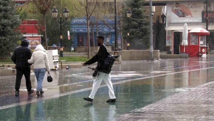 Bolu’da sağanak yağış etkili oldu