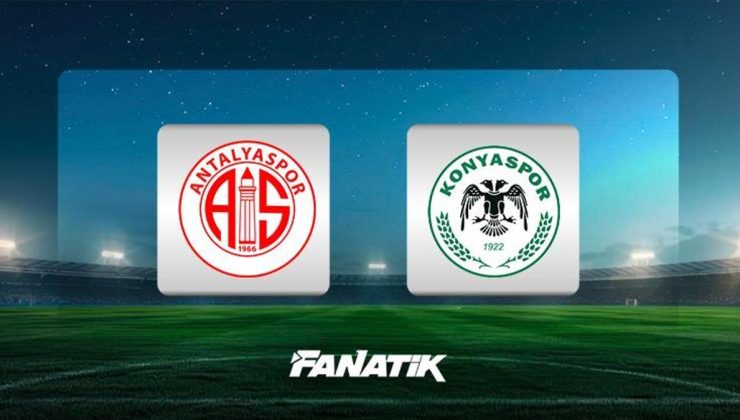 CANLI| Antalyaspor – Konyaspor (Süper Lig 30. hafta karşılaşması)