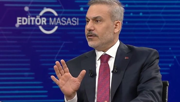 Canlı yayına damga vuran an! Bakan Fidan aniden frene bastı: Burada durayım ben