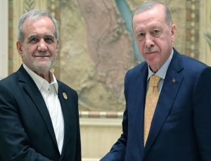 Cumhurbaşkanı Erdoğan ile Pezeşkiyan ateşkesi görüştü