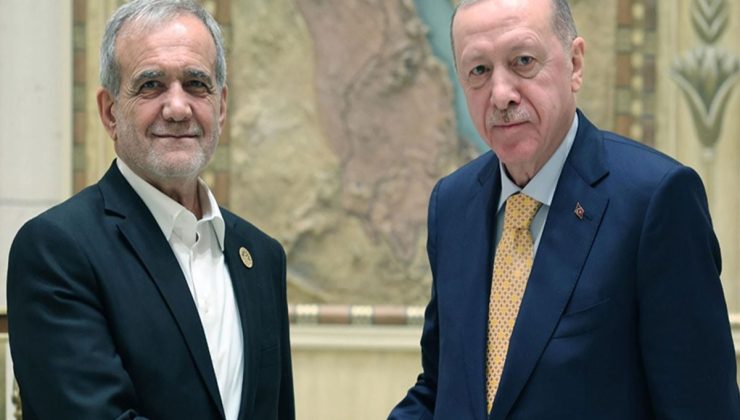 Cumhurbaşkanı Erdoğan ile Pezeşkiyan ateşkesi görüştü