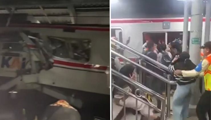 Endonezya’da yolcu trenleri çarpıştı, ölü ve yaralılar var