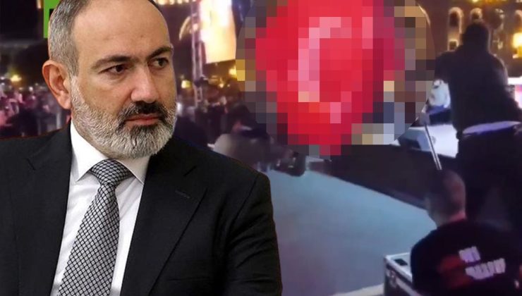 Ermenistan’da bayrağımıza alçak saldırı! Paşinyan’dan açıklama var