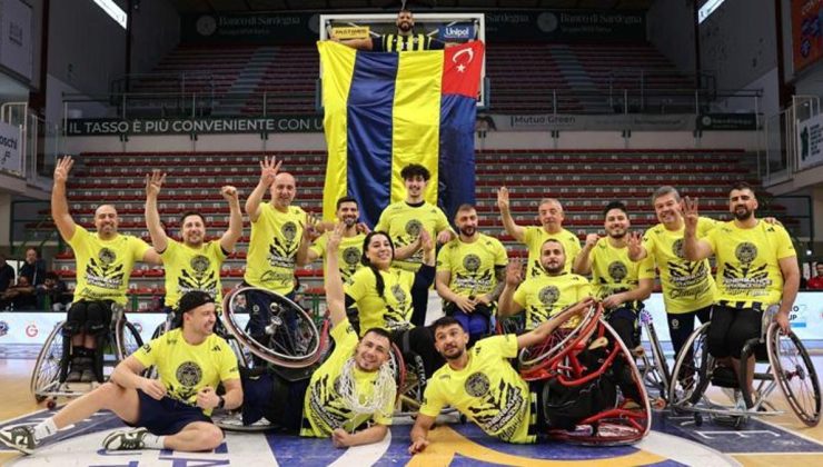 EuroCup finalinde Türk derbisi: Şampiyon Fenerbahçe (Tekerlekli Sandalye Basketbol)