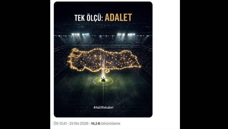 Fenerbahçeli yöneticiden çok konuşulacak derbi paylaşımı: İmtiyaz değil eşitlik Algı değil hakkaniyet