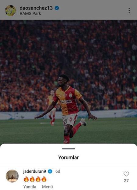 Galatasaray-Fenerbahçe derbisi sonrası Jhon Duranın yaptığı hareket Fenerbahçelileri çıldırttı