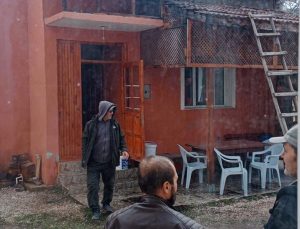 Göynük’te çıkan çatı yangını söndürüldü