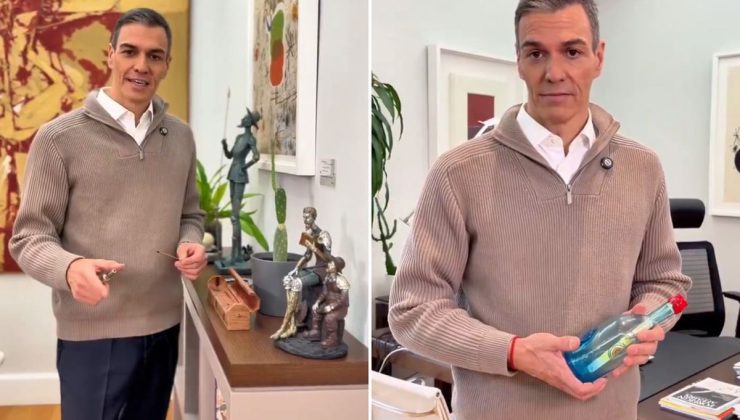 İspanya Başbakanı Sanchez ofisindeki 3 vazgeçilmez eşyayı paylaştı! İçlerinden biri herkesi etkiledi