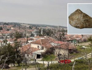 Köyünde yürüyüş yaparken buldu! Milyonlarca yıllık