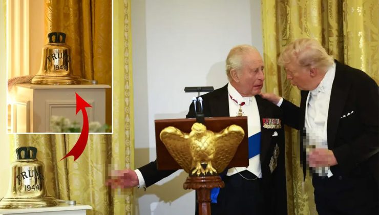 Kral Charles, Trump’a "çan" hediye etti: Bize ulaşmanız gerekirse çanı çalın