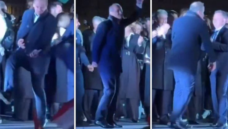 Macaristan’da gündem olan görüntü: Kazandıktan sonra sahnede coştu