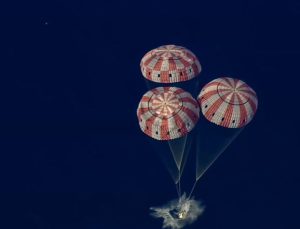 NASA’nın tarihi görevinde 4 astronot Dünya’ya ulaştı
