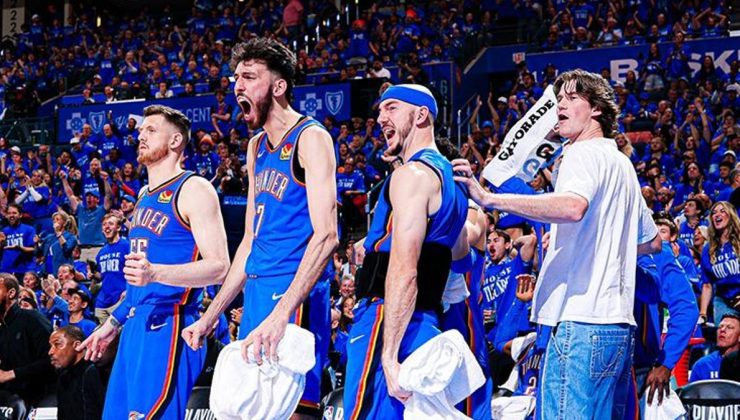 NBA play-off’larında Thunder, Suns’ı 35 sayı farkla yenerek seride 1-0 öne geçti