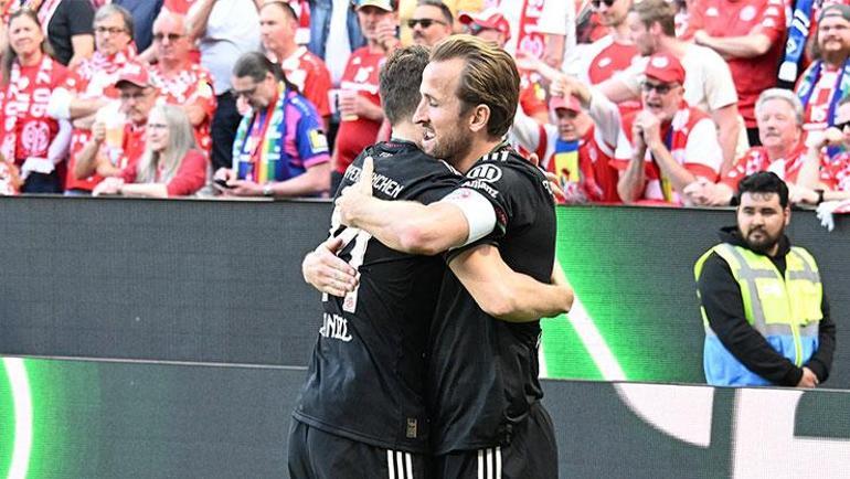 (ÖZET) Bayern Münih ikinci yarı açıldı Muhteşem geri dönüşle kazandı | Mainz - Bayern Münih maç sonucu: 3-4