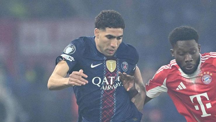 Paris Saint-Germain’e Achraf Hakimi’den kötü haber