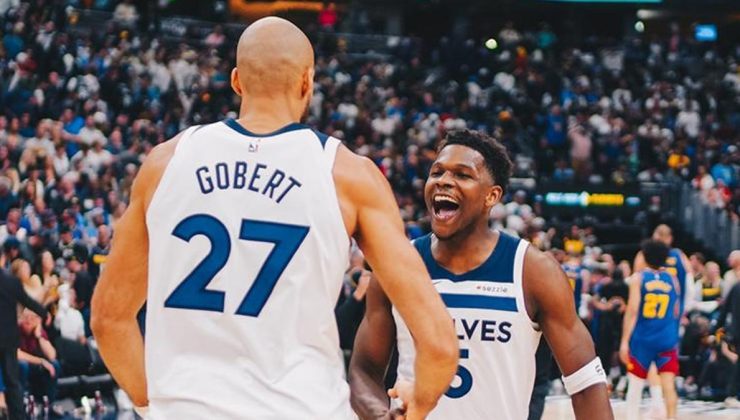 Timberwolves, Nuggets karşısında seriyi eşitledi