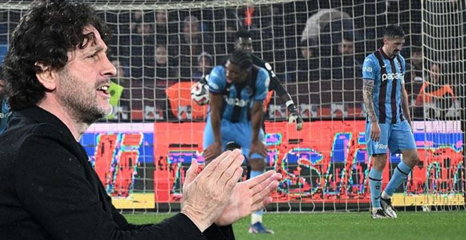 Trabzonspor teknik direktörü Fatih Tekke’den beraberlik sonrası oyunculara mesaj! ‘Kaldırın kafanızı bırakmak yok’