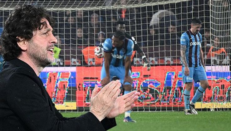Trabzonspor teknik direktörü Fatih Tekke’den beraberlik sonrası oyunculara mesaj! ‘Kaldırın kafanızı bırakmak yok’
