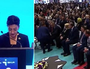 AK Partili başkanı kızdıran anons! Israrlara rağmen sahneye çıkmadı