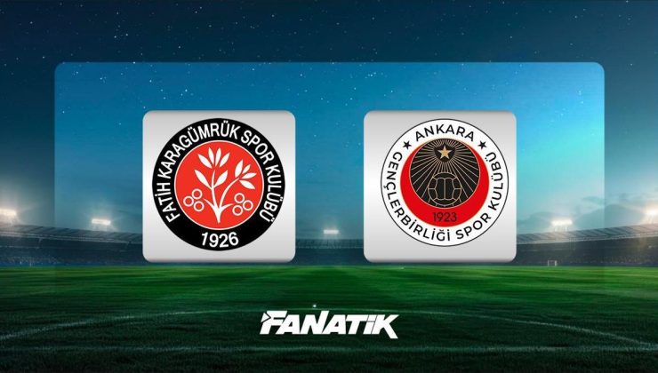 CANLI| Karagümrük – Gençlerbirliği (Süper Lig 32. hafta karşılaşması)