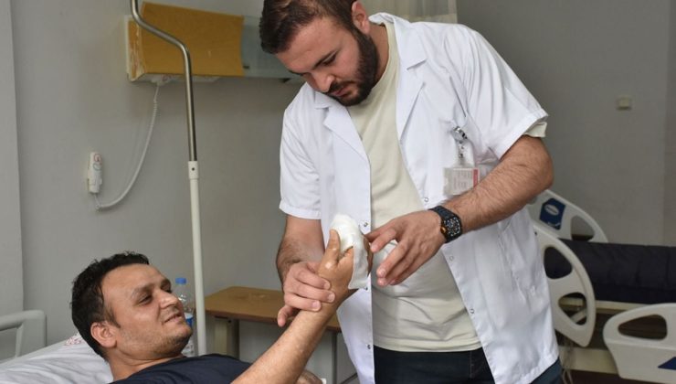 Enfeksiyon kapan parmağı kasığına dikilerek kesilmekten kurtarıldı