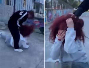 Kız öğrenciyi okul bahçesinde darp ettiler: Kafasını defalarca yere vurdu, "yoruldum" deyip dinlendi