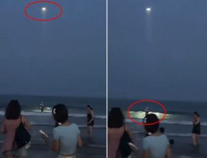 Çin’de gece yüzme yasağını çiğnedi, drona yakalandı
