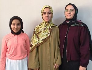 Mersin’de üç kız kardeşin hafızlık başarısı örnek oldu