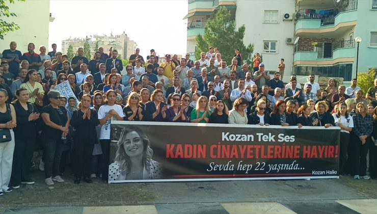 Adana Kozan’da 21 Ekim’deki kadın cinayeti için parkta protesto düzenlendi