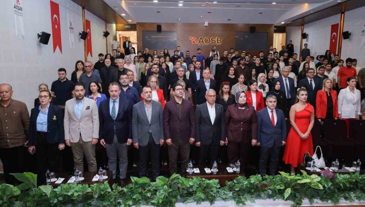 AOSB etkinliğinde Sütcü, ekonomik bağımsızlık hedefinin önemini vurguladı