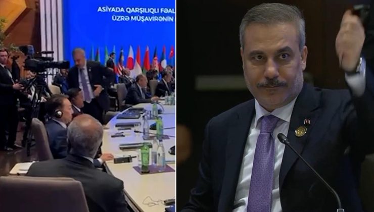 Azerbaycan’da tarihi protesto! Herzog kürsüye çıktı, Fidan dahil tüm salon çıktı