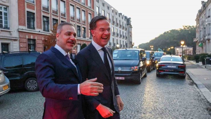 Bakan Fidan, Brüksel’de Rutte ile görüştü, Türkiye-Belçika toplantısına katılacak