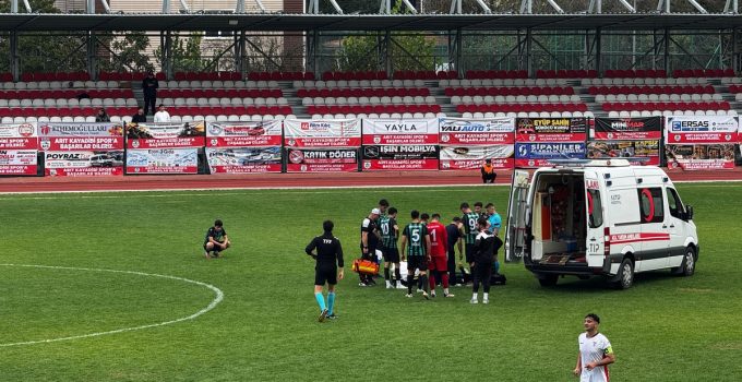 Bartın’da maçta kalp krizi geçiren 35 yaşındaki futbolcu tedaviye alındı
