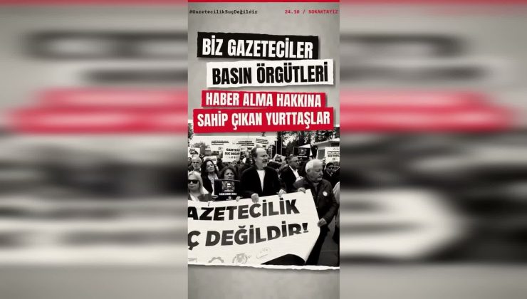 Basın meslek örgütleri 24 Ekim’de birçok ilde sansüre karşı eylem yapacak