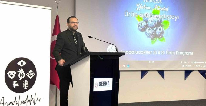 BEBKA çalıştayının çıktıları Bursa yaban mersinine yol haritası olacak