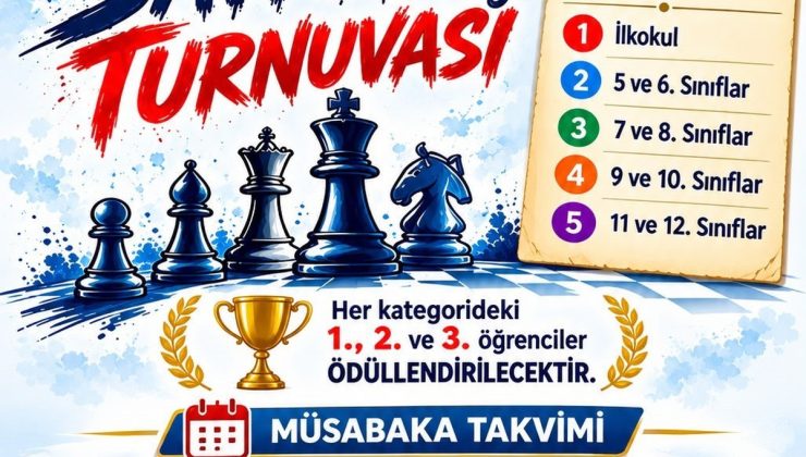 Bolvadin’de öğrenciler için 5 kategoride satranç turnuvası düzenlenecek