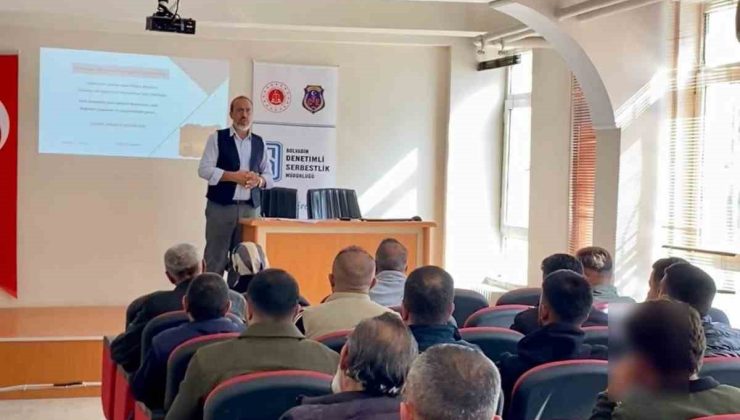 Bolvadin’de yükümlülere ‘Kendimizi Tanıyalım’ semineri düzenlendi