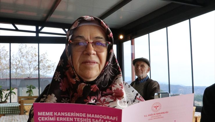 Çanakkale Ayvacık’ta Safiye Şen, 65 yaşında mobil taramada meme kanserini yendi