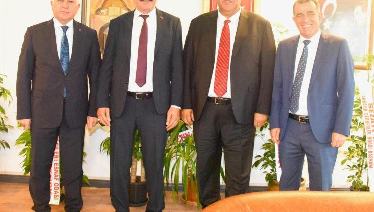CHP’li Gürer, TESK yönetimini ziyaret etti, mikro esnafa sıfır komisyon istedi
