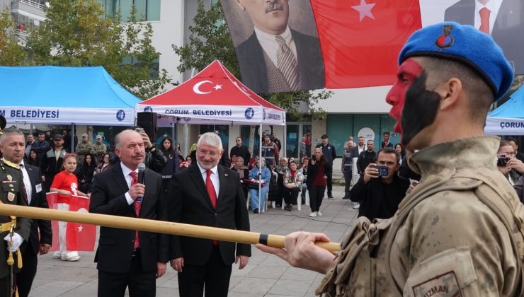 Çorum’da Cumhuriyet Bayramı, 103’üncü yıl coşkusuyla Kadeş Barış Meydanı’nda kutlandı