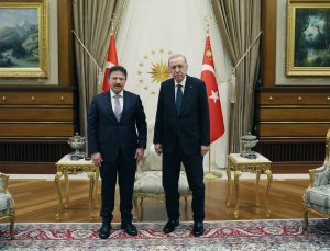 Cumhurbaşkanı Erdoğan, TESK Genel Başkanı Yiğiner’i kabul etti